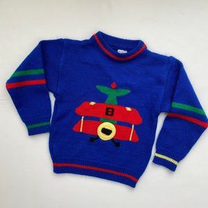 Vintage Crewneck Airplane Sweater